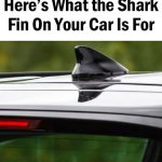 The Shark Fin On The Car Has A Crucial Function That I Wasn’t Aware Of