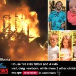 House fire kills father and 4 kids, including newborn, while mom, 2 other children escape