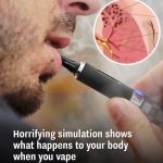 Horrifying simulation shows what happens Horrifying simulation shows what happens to your body when you vapeto your body when you vape