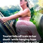 Tourist falls off a train to her death ‘while hanging from the carriage trying to take a photo’ in Sri Lanka