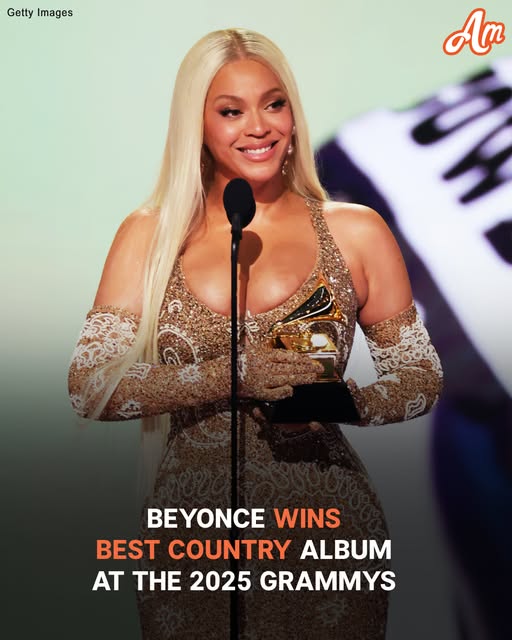 Beyoncé Makes History as the First Black Woman to Win “Best Country Album” at the Grammy Awards in 50 Years! 🎶🏆