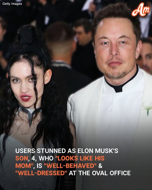 Elon Musk and Grimes’ ‘Adorable’ 4-Year-Old Son Steals the Spotlight in the Oval Office