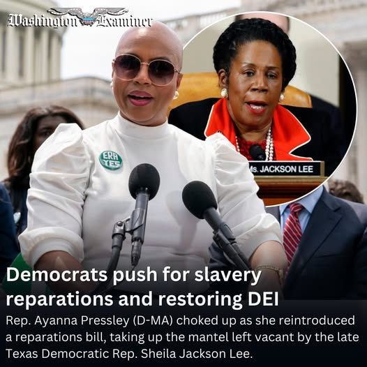 Democrats Renew Push for Slavery Reparations and DEI Restoration