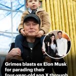 Grimes blasts ex Elon Musk for parading their four-year-old son X through Oval Office with Trump