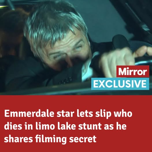 Exclusive: ITV Emmerdale star Will Ash lets slip who dies in limo lake stunt as he shares filming secret
