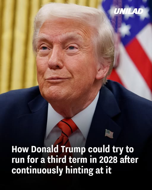 How Donald Trump could try to run for a third term in 2028 after continuously hinting at it