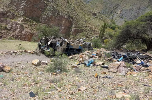 At Least 28 People Killed After Bus Plunges More Than 2,500 Feet into Ravine: Reports