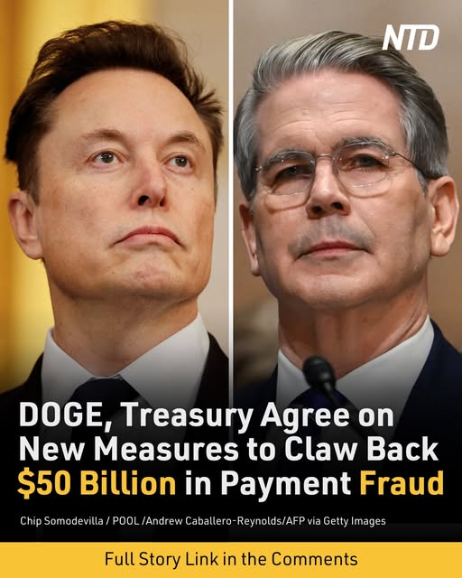 Musk Says DOGE, Treasury Agree on New Anti-Fraud Measures to Claw Back $50 Billion in Payment Fraud