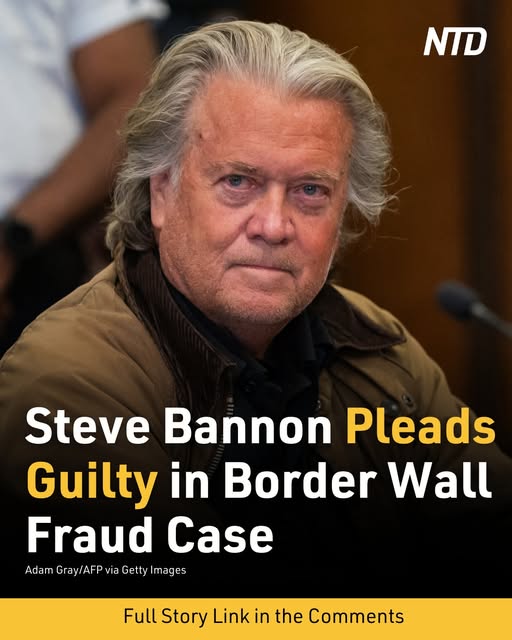 Steve Bannon Pleads Guilty in Border Wall Fraud Case