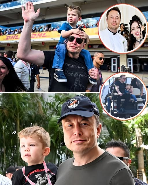 Elon Musk Attends F1 Race in Austin with Son X AE A-XII Amid Custody Battle with Grimes