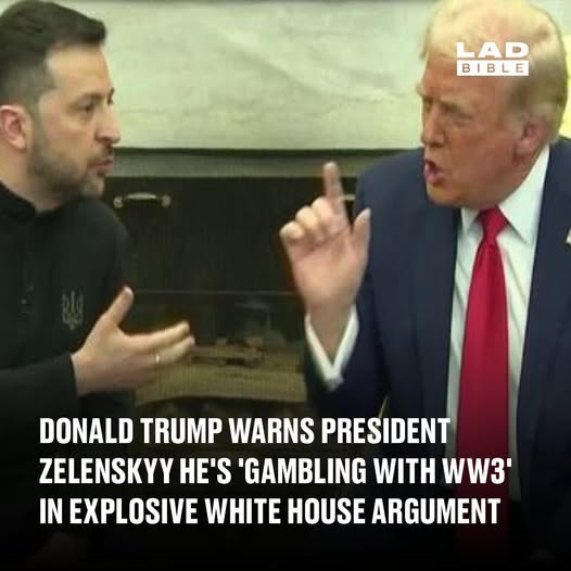 Trump and Vance Shout at Ukrainian President Zelenskyy for Not Saying ‘Thank You,’ Then Tell Him to Leave White House