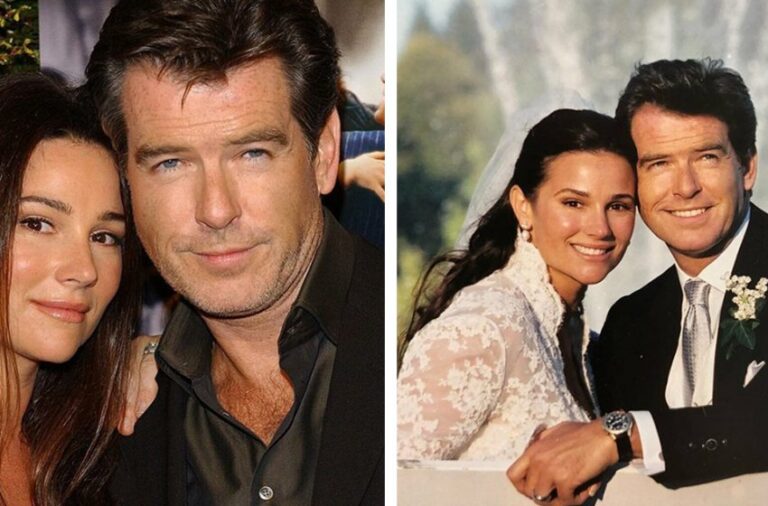 “I love her like this.” Pierce Brosnan stunned fans with a photo of his plumped-up wife