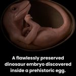 🦖 This ancient dinosaur egg was found to contain an intact embryo.