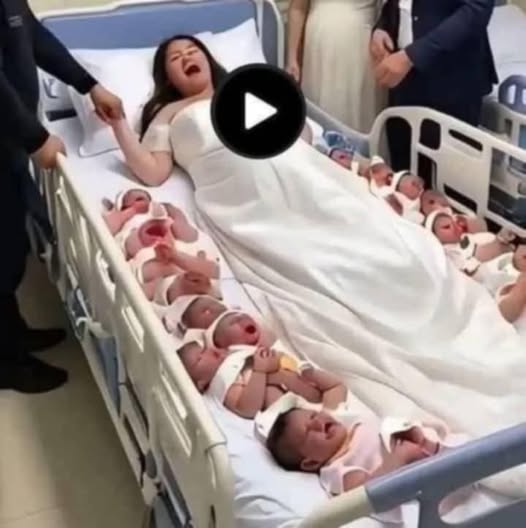 👶Wow, breaking news! 😱😱 A 23-year-old woman gives birth to 14 children in M…see more in coment