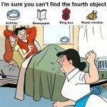 😏 Visual Puzzle Challenge: Can You Spot All 4 Hidden Objects in This Picture?