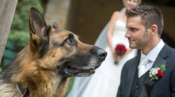 During the wedding, the dog 🐕‍🦺 suddenly bit the bride’s hand: realizing why the dog did that, the groom called off the wedding.