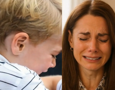 «Stay strong, dear Mom…» Prince George sobbed as he bid farewell to his mother, Kate Middleton, heading for her second round of chemotherapy: «They said my mother might not come back…» See more below