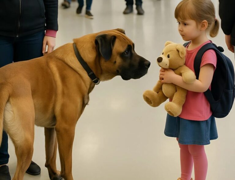 🐕‍🦺🐕‍🦺🐕‍🦺The service dog started barking when it saw a 5-year-old girl, and then tore a stuffed toy from her hands: and then something unexpected happened.