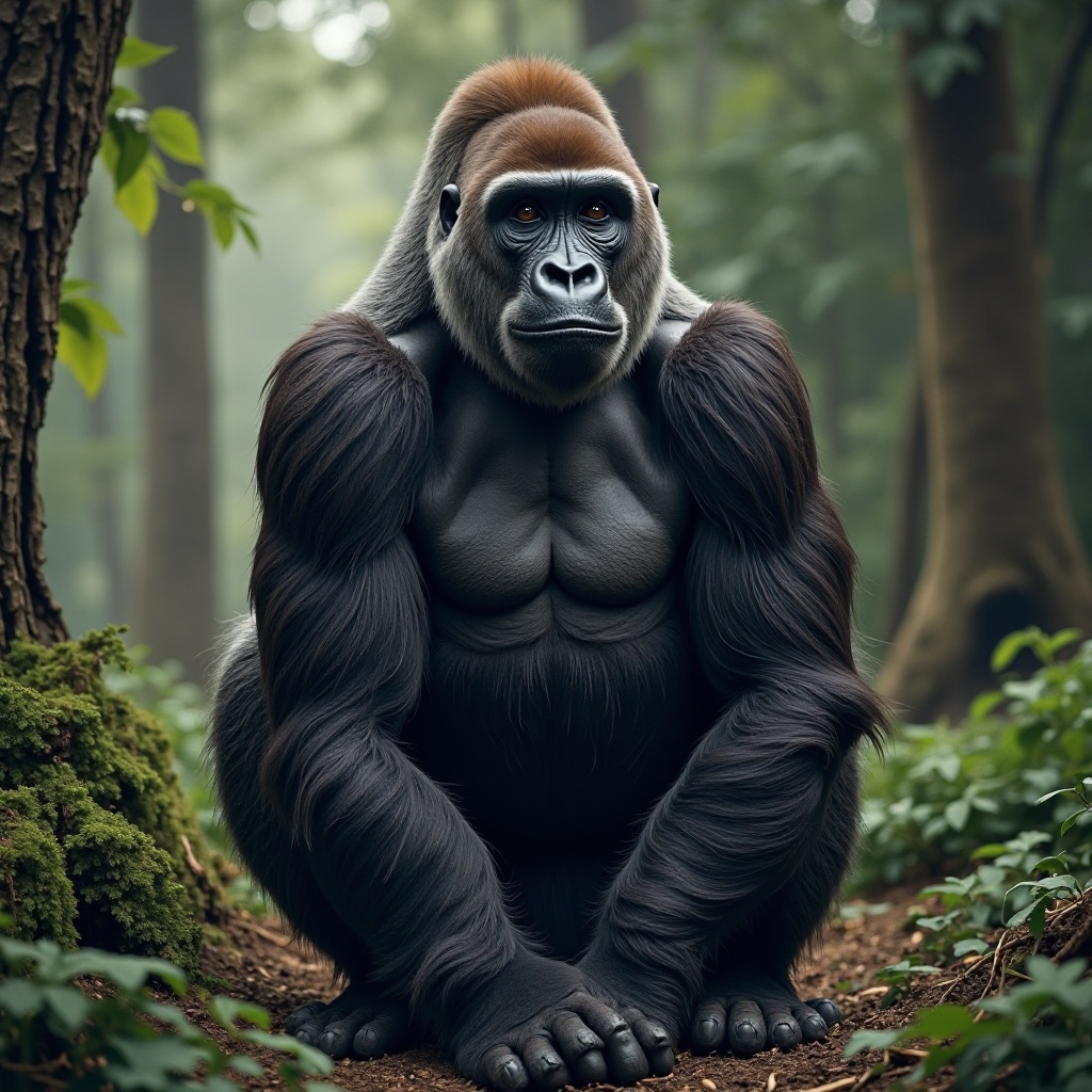 People Everywhere Are Loving This Gorilla🦍. Just Wait Till He Turns Around And You Will Know Why.