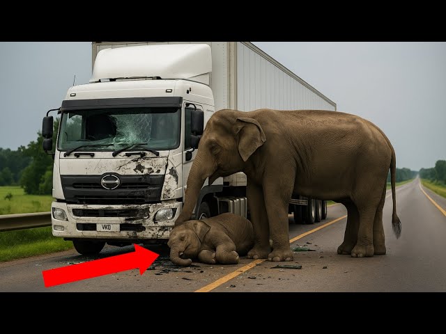 Driver Hits Baby Elephant 🐘— What the Mother Did Next Shocked the World